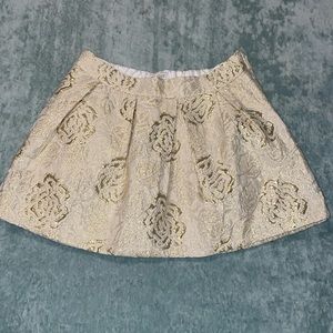 Children’s Place gold rose skirt